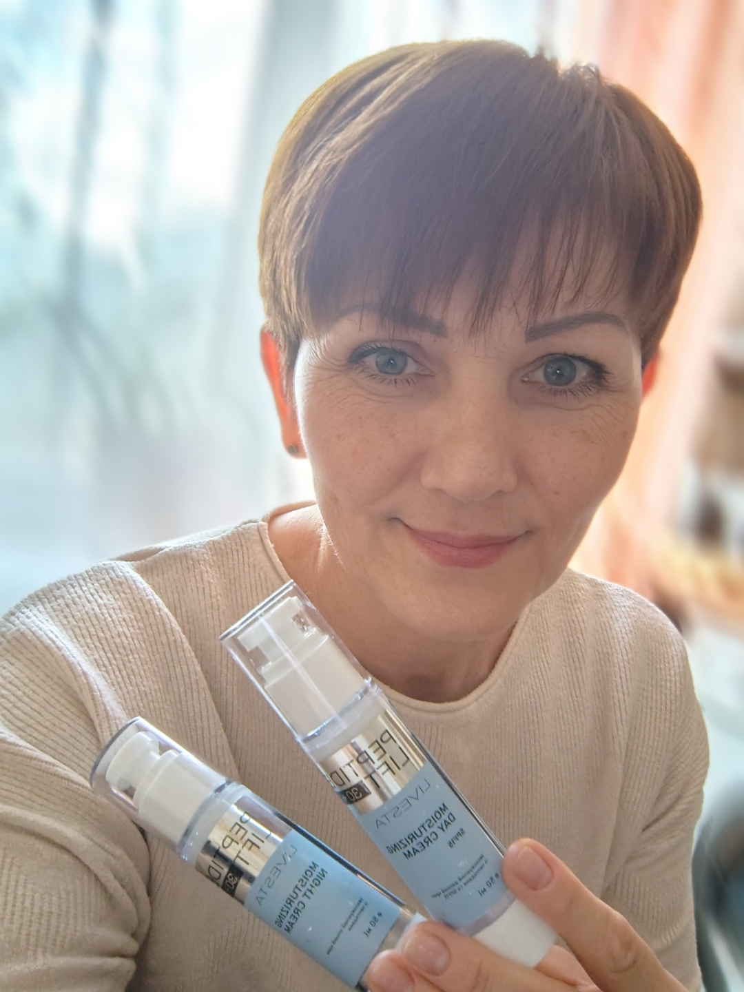 Денний крем із пептидами з SPF15 PeptideLift 30+ Livesta, 50 мл