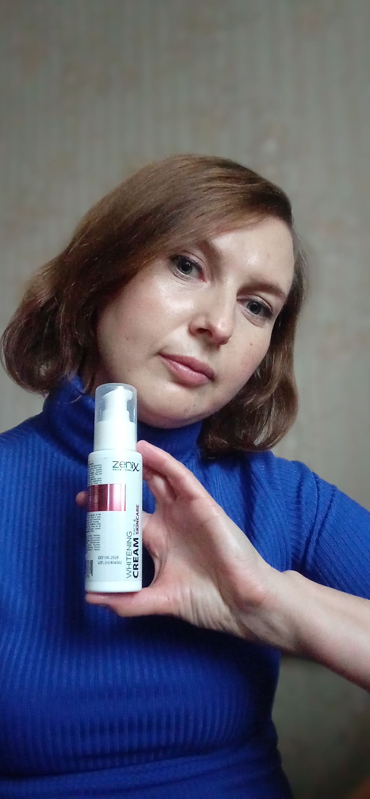 Відбілювальний крем для обличчя та тіла Zenix, 75 мл